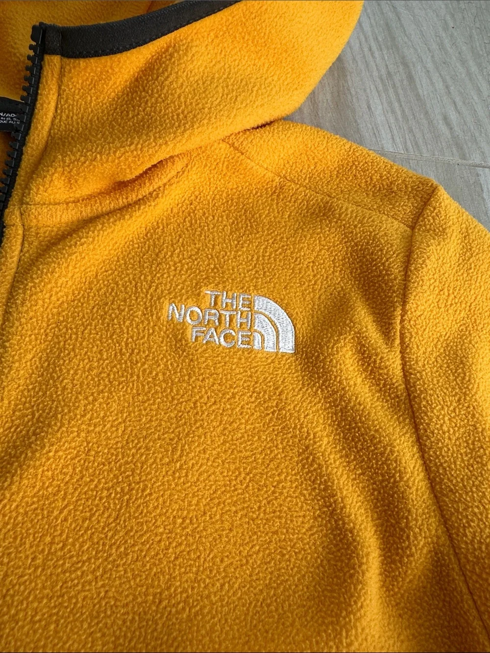 The North Face Boys' & Girls' Glacier Full-Zip Hooded Fleece Jacket- Summit Gold